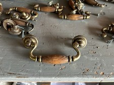 Antique Brass & Wood Bail