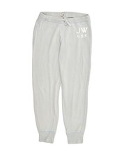 JACK WILLS Womens Tracksuit Trousers Joggers UK 8 Small Blue Cotton AM78