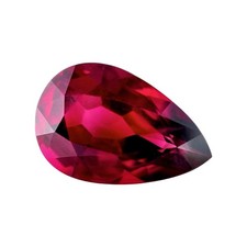 FINE 5.49ct Vivid Pink Purple Rhodolite Garnet Pear Cut  Loose Gem 13.7x9mm