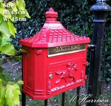 Post Box Victorian style Cast