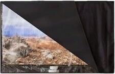 Gicov Outdoor TV Cover Waterproof with Front Flap Transparent Film (60-65")