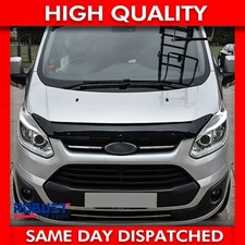 FOR FORD TRANSIT CUSTOM BONNET WIND DEFLECTOR PROTECTOR GUARD BRA (2012-2018)