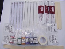 STICK AND POKE TATTOO KIT NEEDLES INK ETC .7 COLOURS,NO TATTOO MACHINE NEEDED