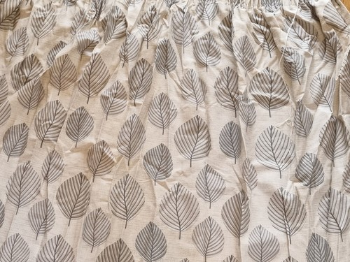 Dunelm leaf curtains coffee - dunelm,