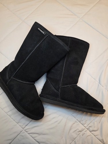 Bearpaw kids black boots - kids,