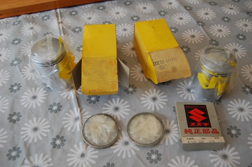 Suzuki t10 piston and rings - t10,