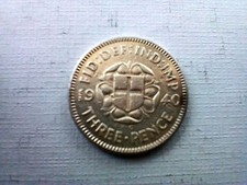 1940 Silver Threepence young