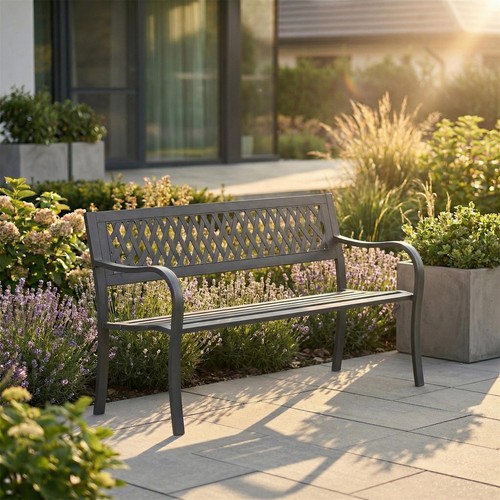 Garden bench lattice seater - garden,