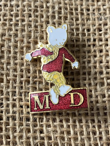 Rupert the bear vintage enamel - bear,