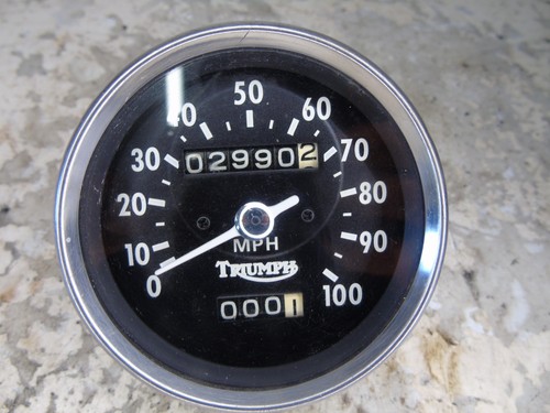 Triumph tr5t 500 - triumph, speedometer
