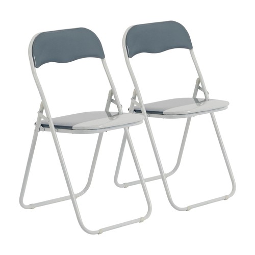 Coloured padded folding chairs - coloured,