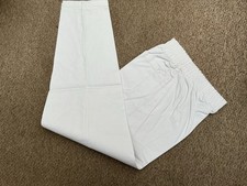 WHITE CHEFS TROUSERS BAGGY NEW *SECONDS IDEAL BUTCHERS CHEFS ETC LARGE 