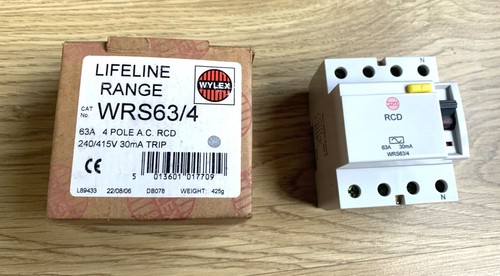 Wylex lifeline range 63a - range,