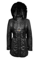 Juliet Black Ladies Smart Fur
