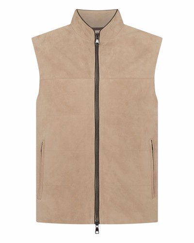 Peal belgravia suede gilet - n.peal,