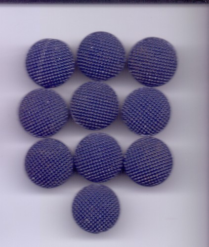 Vintage glass buttons - 10, - 
