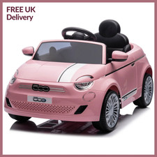 Fiat 500e Ride On Pink Kids