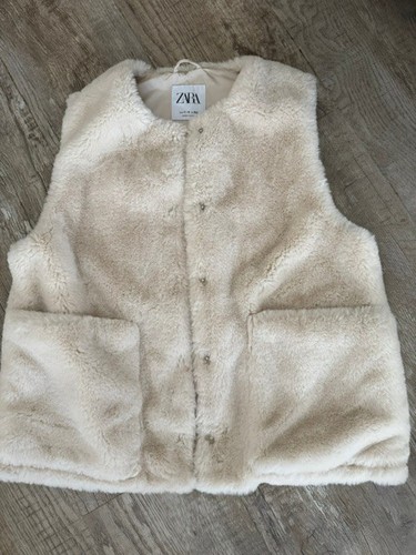 Zara kids soft cream fluffy - kids,