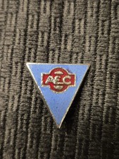 Vintage 1970's AEC Triangular Enamel Lapel Badge