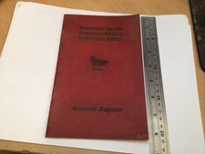 USED Armstrong Siddeley Instruction Book for Geared Jaguar Aero Engine