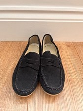 Boys Navy Shoes Loafer Zara Formal Smart Wedding Size Uk 1 Eur 33