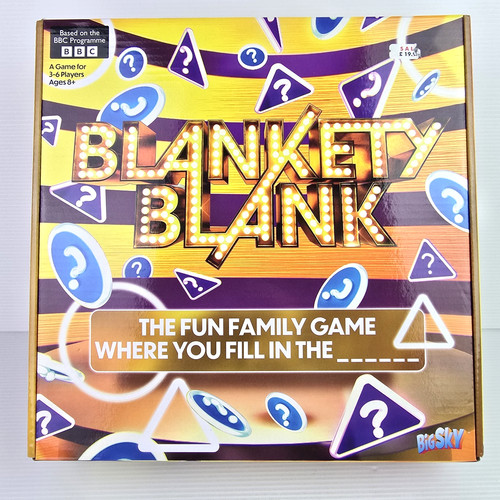 Blankety blank board game - board,