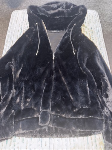 Black fur jacket ladies - ladies, size