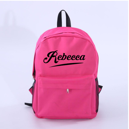 Personalised school backpack - personalised,