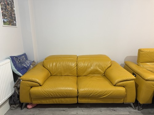 Dfs leather electric recliner - electric,