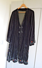 Womens Green Silk Velvet