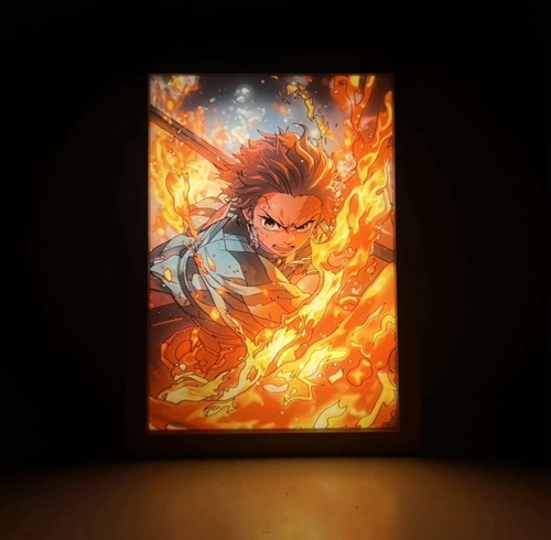 Demon slayer anime light box - slayer,
