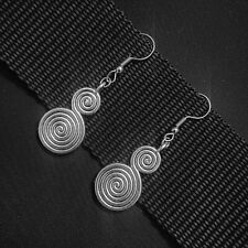 Women's Trendy Vintage Look Viking Celtic Spiral Earring Set Jewellery Gift UK