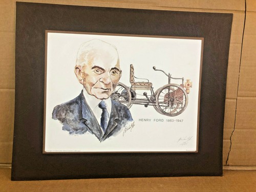 Henry ford and - henry, quadricycle