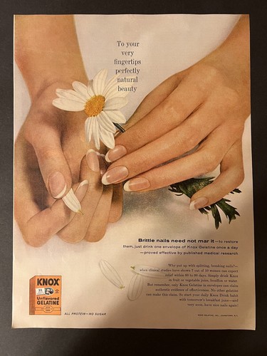 Vtg knox unflavored gelatin - knox, gelatin-to
