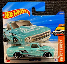 HOT WHEELS 2025 - '67 CHEVY C10 - TURQUOISE - SHORT CARD  (G)
