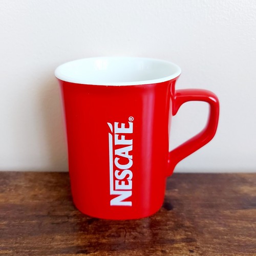 Nescafe red square coffee mug - red,