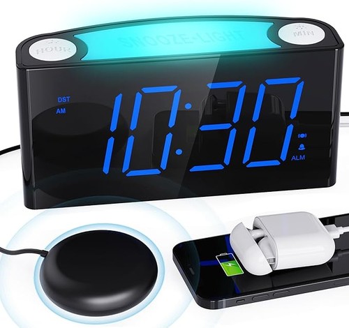 Vibrating alarm clock - vibrating,