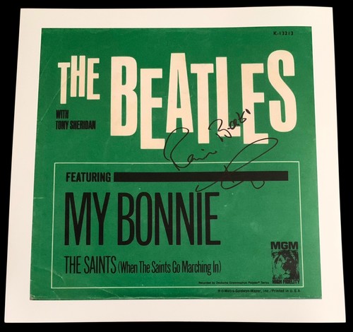 Signed the beatles pete best - signed,