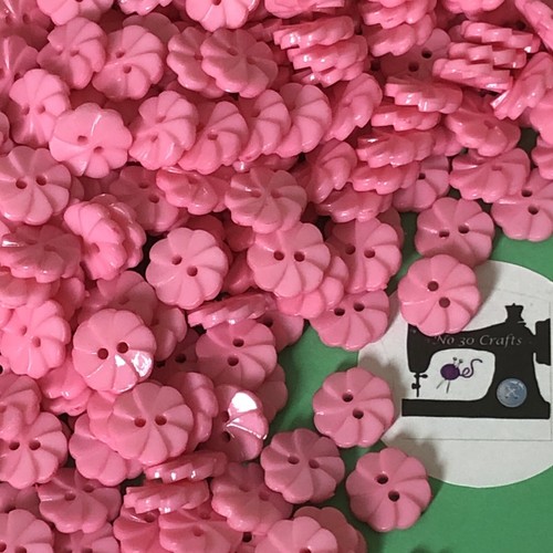 12mm pink flower shaped - 12mm,
