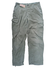 US Army Vietnam OG-107 1969 Ripstop Cotton Poplin W/R Trousers 26W/28L" #654