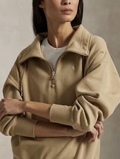 Double-Knit Half-Zip Women