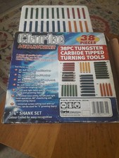 Clarke Metalworker 38piece Tungsten Carbide Tipped Turning Tools. No.CHT568