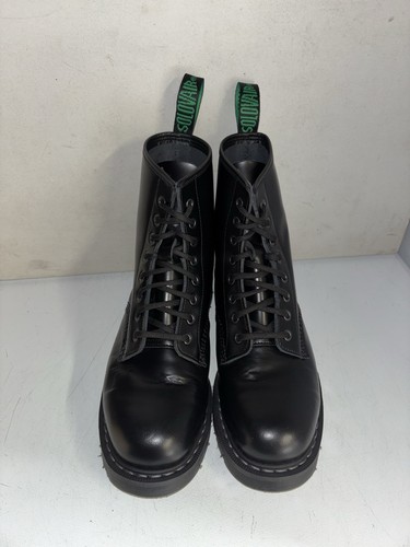 Solovair black leather - solovair, 8-eye