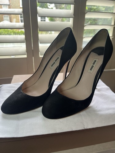 Miu black - miu, suede