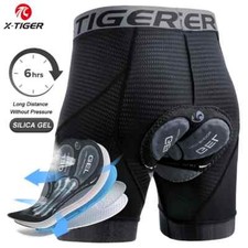5D Padded Cycling Underwear Shorts MTB Bike Liner Anti-Slip Men Riding Gear S-3X