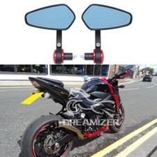 Motorcycle 7/8" Red Bar End