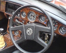 MGB & GT 1976 - 1981 WALNUT ROSEWOOD / WOOD DASH TRIM KIT
