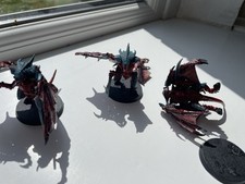 Forge World Warhammer 40k Winged Tyranid Warriors x 3 Painted Read Description 
