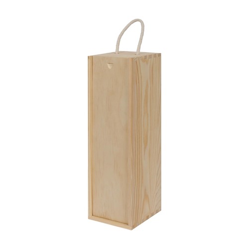 Wooden wine box single - wooden,