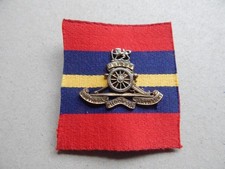 EB Southern Rhodesia Artillery Corps Cap Badge & Piece of Stable Belt Rhodesian